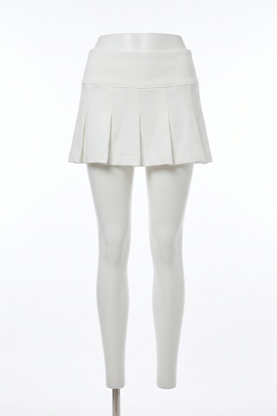 NEW NIA addie rae pleated skort in white